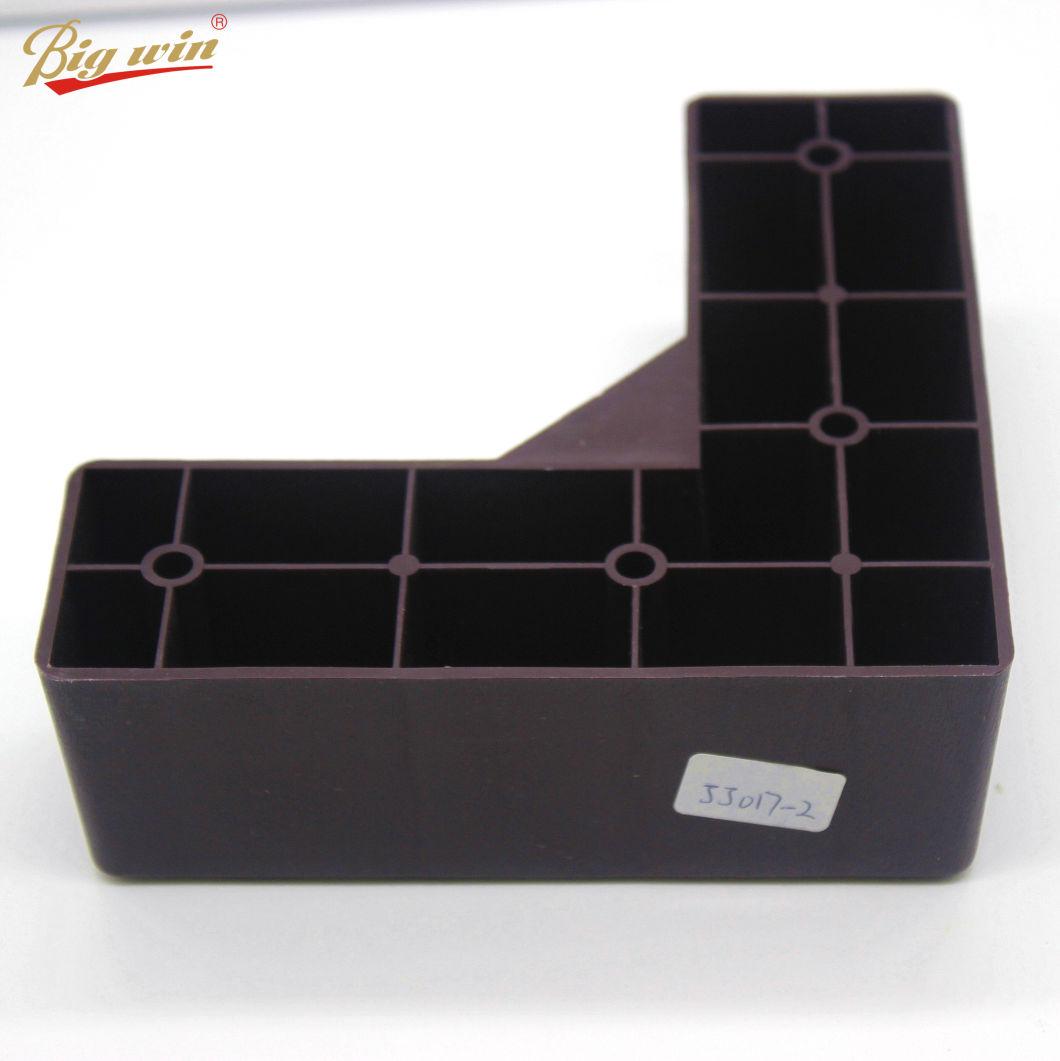 Hot Sale Brown Color Furniture Hardware Cabinets Plastic Sofa Legs