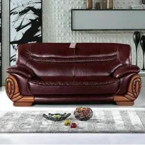 Factory Wholesale Price Hotel Lobby Furniture Leather Sofa (2109)