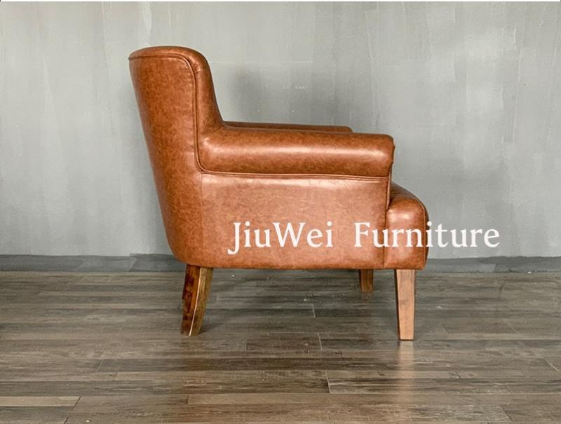 Italian Style Sofa Oak Frame Sofa Living Room Furniture/Lounge Sofa