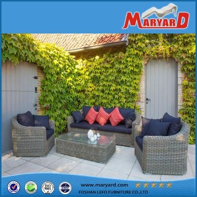 Rattan Leisure Chair Cushion Wicker Woven Chair Garden Wicker Leisure Chair Outdoor Sofa Terrace Sofa Set