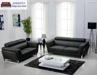 Lifestyle Stainless Steel Leather Sofa 3 2 1 Seater