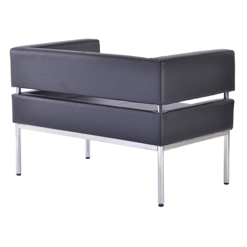 High Quality Black Leather Office Sofa Modern Design Office Sofa Living Room Sofa Home Office Furniture