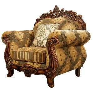 New Arrival Royal Style Fabric Sofa for Home Furniture (168-1)
