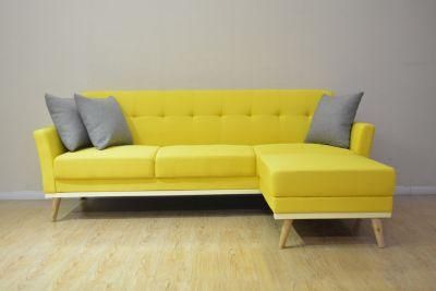 Huayang Modern Style Big Button Fabric Sofa