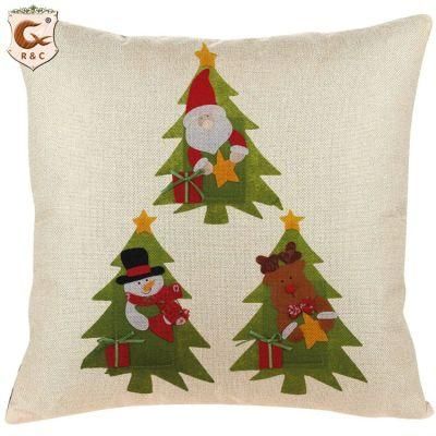 New Christmas Pillow Case Cover Peach Skin 2022 Cushion Cover Sofa Seat Covers Decor Pillowcase