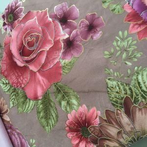 Flocking Polyester Velvet Fabric for Garment/Shoes/Sofa