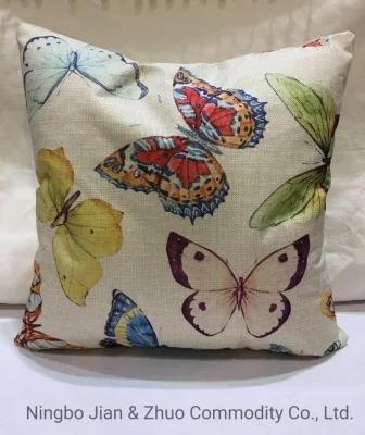 Custom Polyester Digital Printing Butterfly Pillow Cushion
