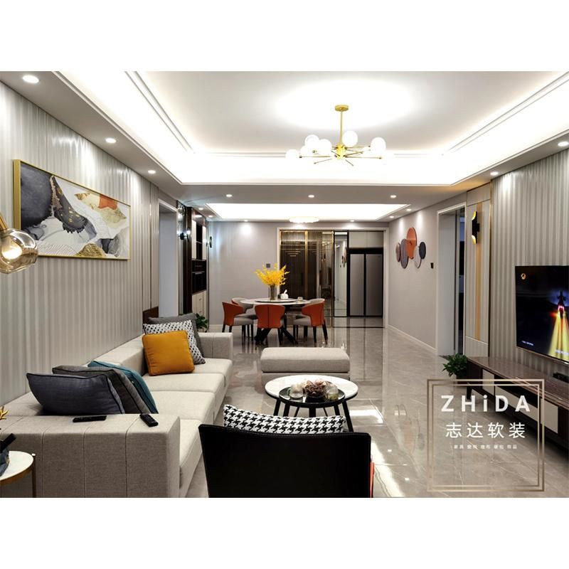 Modern Style Sofa Hotel Living Room Home Furniture Velvet Fabric Sofa