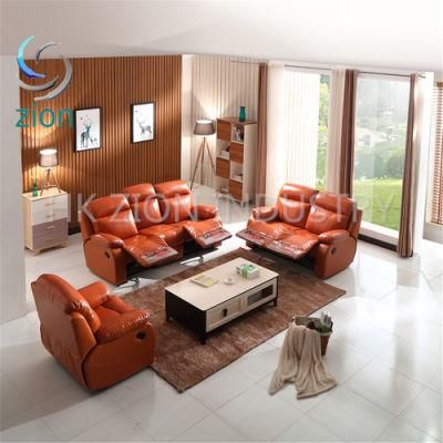 Comfortable and Reclining Chesterfield Sofa Set Luxury Living Room Furniture Living Room Sofa Modern Lounge Furniture Leather Sofa