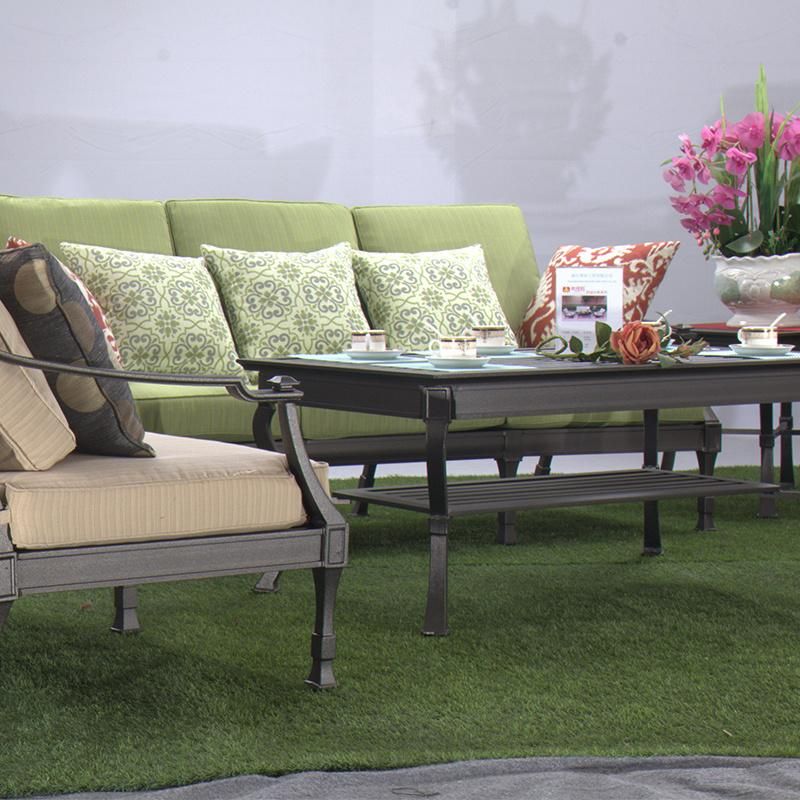 Luxury Garden Sofa Set Aluminum Outdoor Furniture