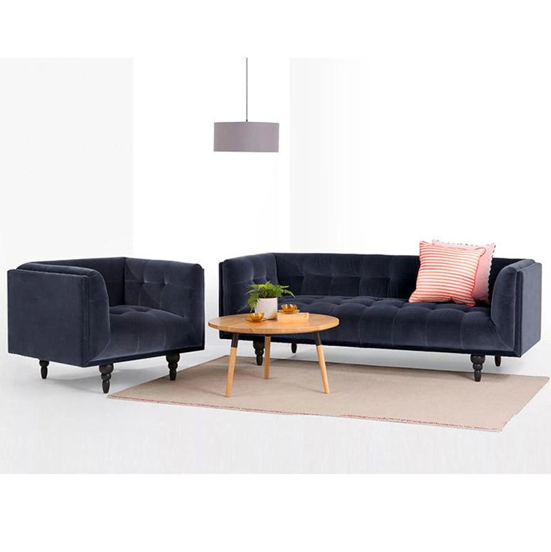 Green Modern Design Lounge Fabric Home Furniture Couch Living Room Sofa
