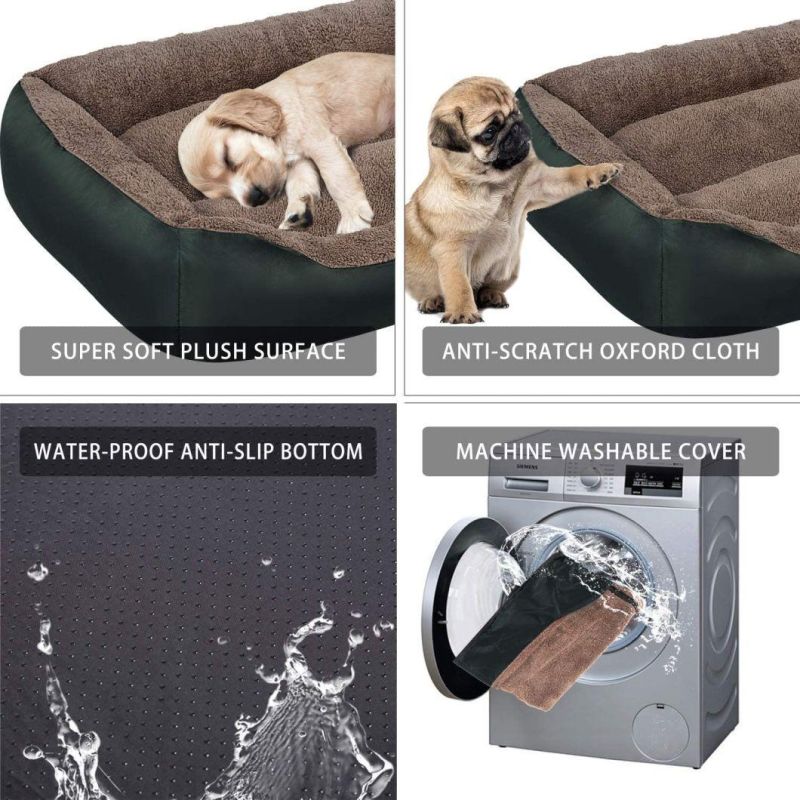 Soft Pet Sofa Bed, Machine Washable Comfortable and Safety for Pets