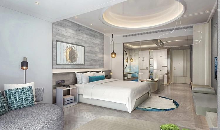 Customized Hotel Bedroom Furniture Include Durable Leisure Sofa