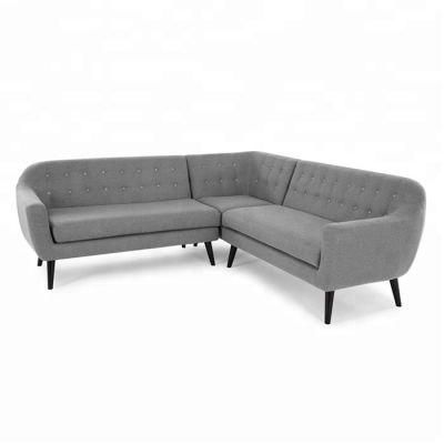 Modern Living Room Corner Sofa 7 Seater Fabric Sectional Sofa