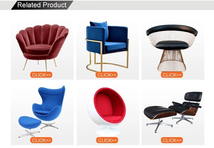 Modern Design Comfortable Livingroom Furniture Single Sofa Chair