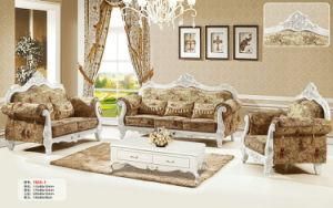 New Classic Royal Style Fabric Sofa for Living Room Furniture (162-1)