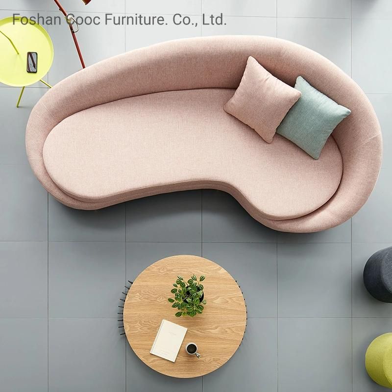 Couch European Style 3 Seater Hotel Fabric Sofa