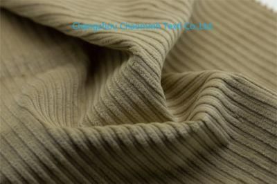 8W Cotton Dyed Soft Comfortable Heavyweight 98% Cotton Corduroy Sofa Fabric for Home Textile Curtain Dress