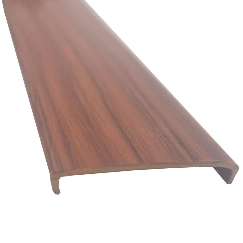 Customized New Material Solid Color / Wooden Finish /Chrome Finish U & T Shape Edge Banding