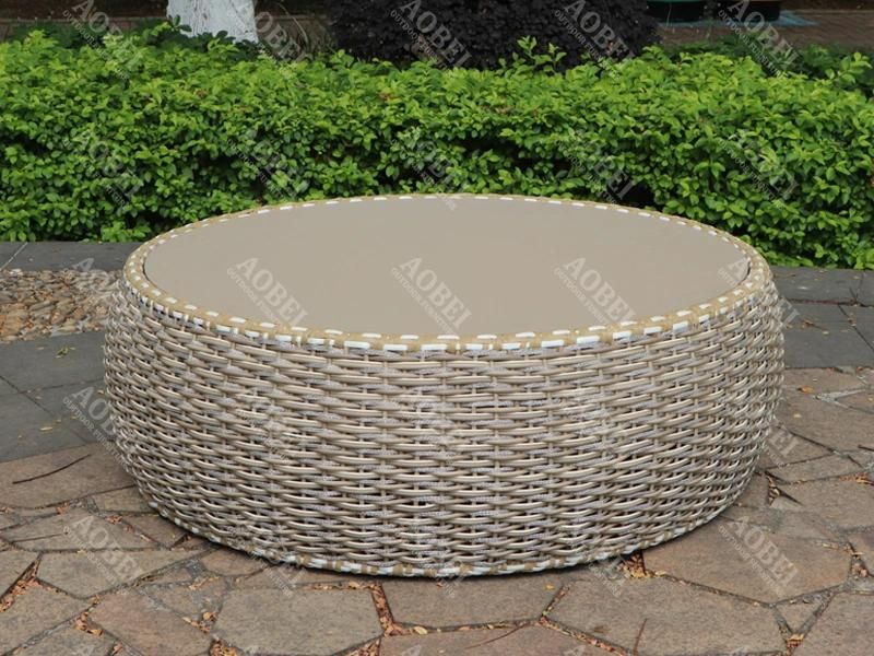 Modern Outdoor Hotel Home Furniture Aluminum Rope Rattan Wicker Chair Sofa