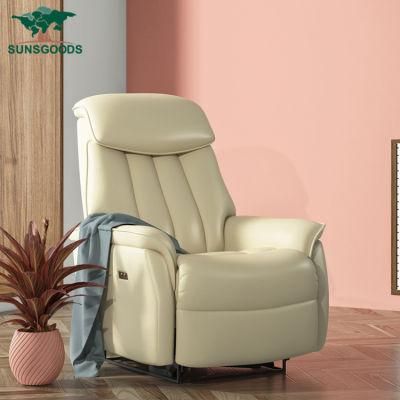 Modern Leather Hotel Zero Gravity Recliner Single Lift Sofa Chair Furniture