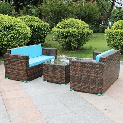 Rattan Sofa Rattan Chair Courtyard Garden Outdoor Leisure Furniture Rattan Sofa