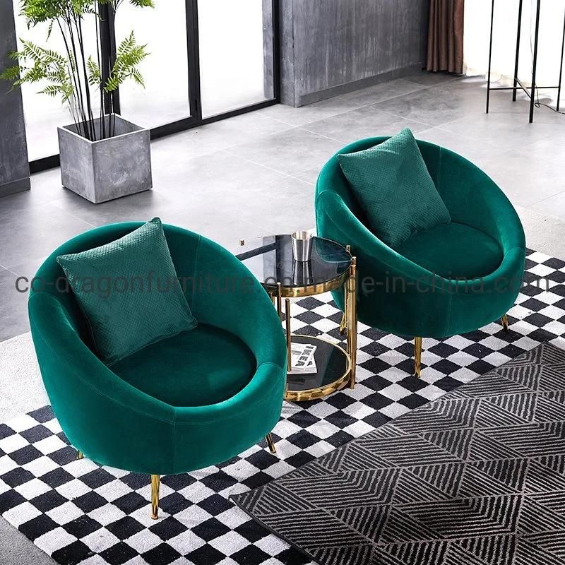 Modern Low Back Home Furniture Leisure Sofa Chair with Legs