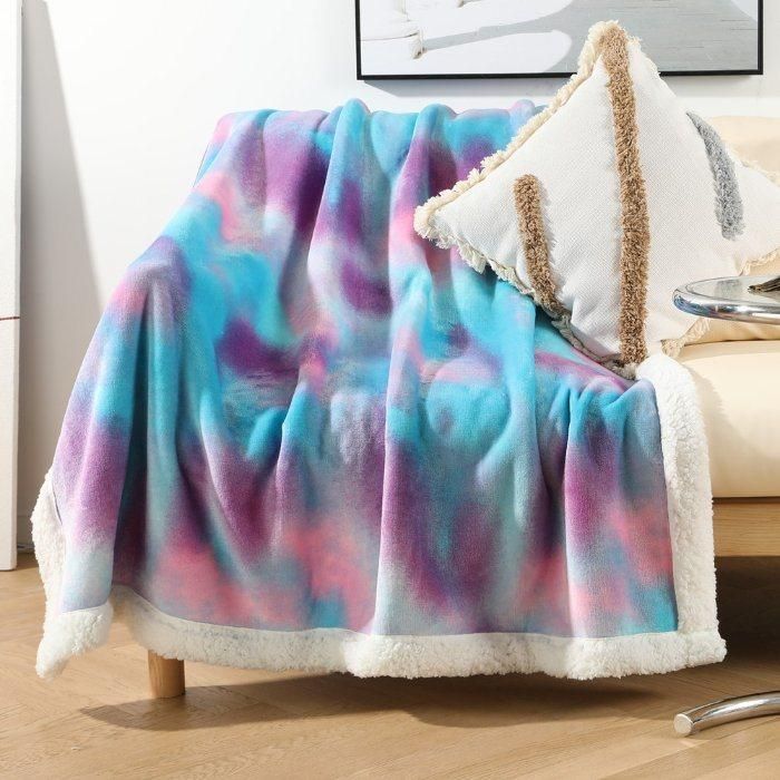 100% Acrylic Knitted Solid Soft Cozy Throw Blanket for Sofa, Couch, Bed, Living Room and Travel (YKY4914)