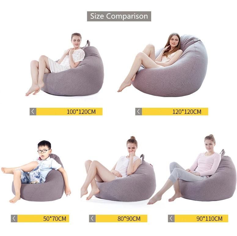 Amazon Hot Sale Hotel Relax Giant Sofa Bed Office Rest Bean Bag Chair Lazy Sofa Bean Bag Sofa Filling