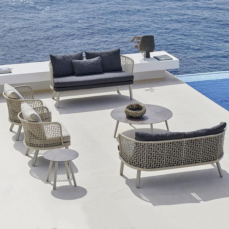 Outdoor Sofa Courtyard Villa Garden Balcony Rattan Chair Furniture
