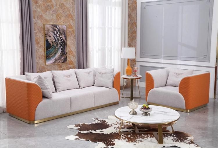 Comfortable Washable Fabric L Shape Pink Sofa Set Living Room Furniture Apartment Sofa