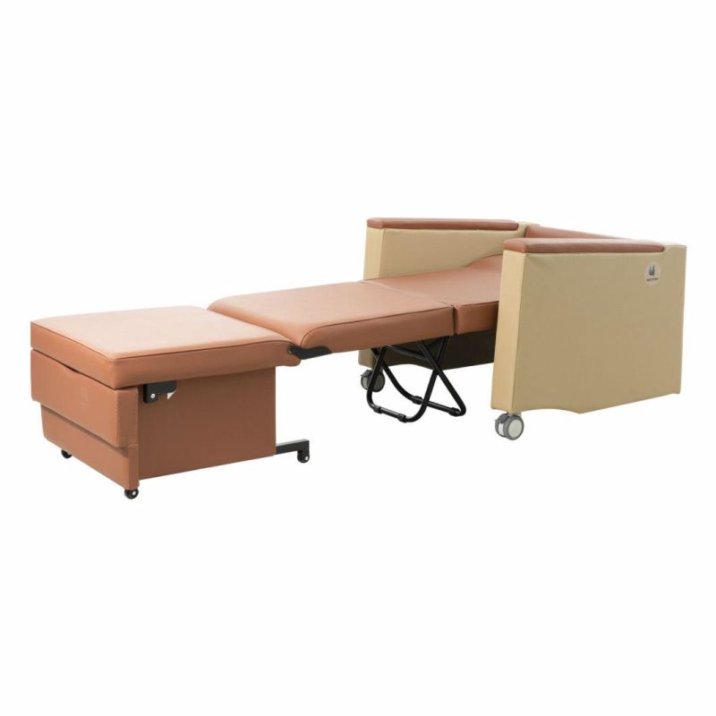 Bt-Cn017 Luxurious Folding Hospital Sofa Waiting Chair Bed Convertible Chair