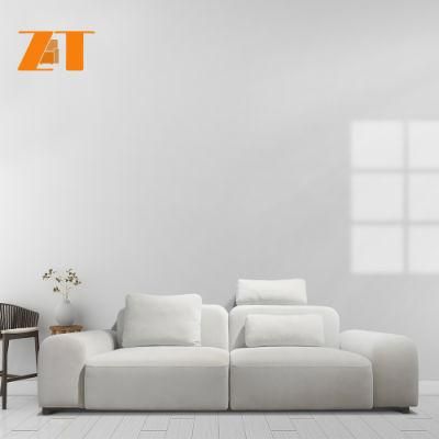 Home Furniture Modern Nordic Couch Living Room Sofa Bed Leisure Cotton and Fabric Sofa