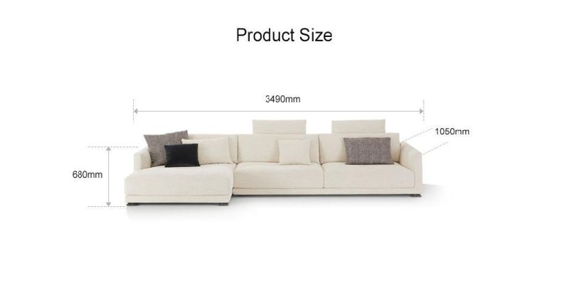 High Quality New Modern Fabric Living Room Furniture Sofa