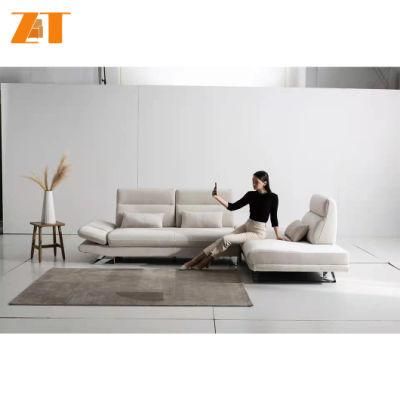 Lobby Custom Luxury Royal Modern Style L Shape Seat Living Room Sofas