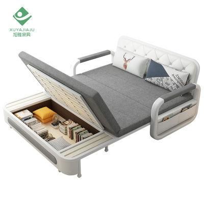 New Arrival Design Best Quality Home Office Siesta Wrought Iron Supplier Metal Folding Bed Sofa Furniture