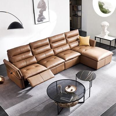Power Recliner Sectional Sofa Set Reclining Leather Sectional Sofa