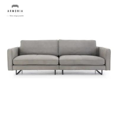 Modern Recliner Living Room Chesterfield Fabric Sofa