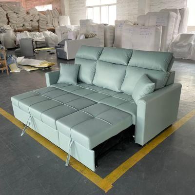 Green Technology Cloth Sofa Headrest Adjustable Sofa Bed