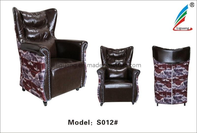 Fashion Faux Leather Home Furniture Lift Adjustable Recliner Sofa