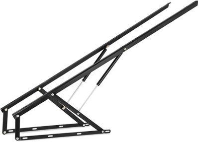 Modern Metal Frame Black Bed Lifting System with Gas Springs