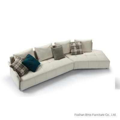 Modern Style New Design Curved Shape Sectional Sofa