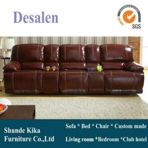 Home Theater Manual Leather Recliner Sofa (GA02)