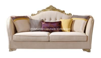 Chinese Furniture Classical Style Luxury Velvet Sofa