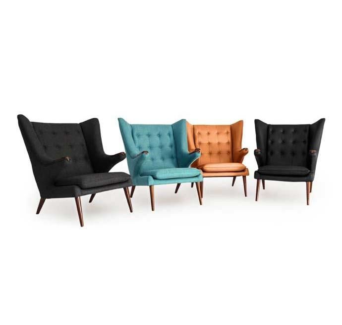 Hans J Wegner Papa Bear Sofa (loveseat)