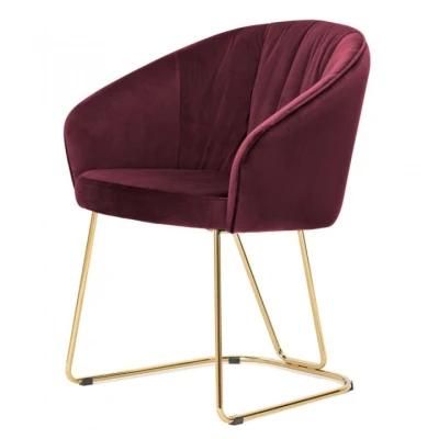 Hot Selling Velvet Chair Single Sofa Lounge Chair Bedroom Chair