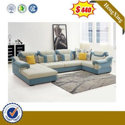 Fashionable Modern Design Corner Living Room U Shaped Fabric Sectional Sofa