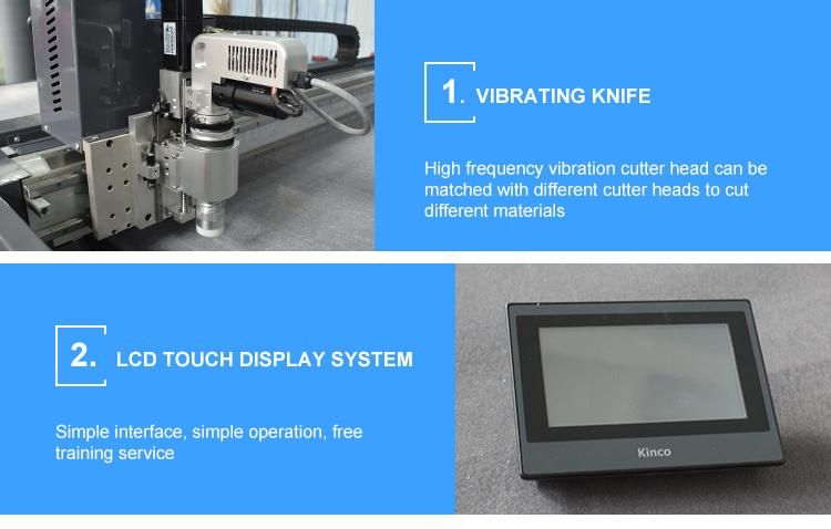 Kangjia CNC Automatic Oscillating Knife Fabric Leather Cutting Machine for Garment, Sofa, Luggage