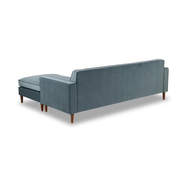 Home Furniture Velvet L-Shape Sofa 8601#