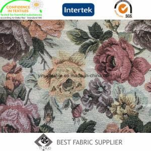 Flower Yarn Dyed Jacquard Fabric Hand Bag Sofa Cushion Cloth Fabric